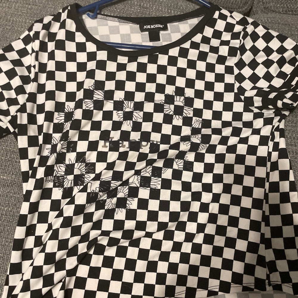 Checkered tee